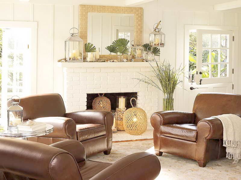Amazing Leather Furniture Decor Living Room Ideas For Decorating A Living Room: Ideas For Decorating A Living Room With Brown Leather