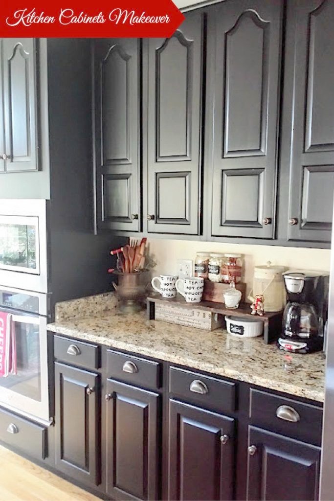  Painting Kitchen Cabinets Black Best 25 Black Kitchen Paint Ideas On Pinterest Grey Kitchen Elegant Painting Kitchen Cabinet