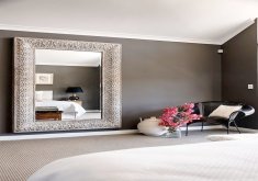 Awesome Large Pictures For Bedroom Bedroom. Tall Mirror Instantly Make The Room Taller, Bigger And Lighter.