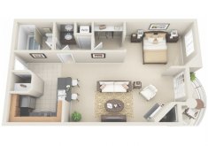 cheap 1 bedroom apartments in california