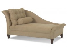 curved chaise lounge indoor