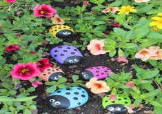  Garden Crafts To Make Learn To Make These Adorable Ladybug Painted Rocks. Use Special Outdoor Paint For This Adorable