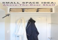  Hang Over Door Shelves Use The Space Above A Door For Extra Storage! | 29 Sneaky