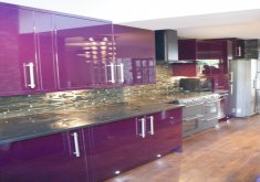 purple kitchens pictures